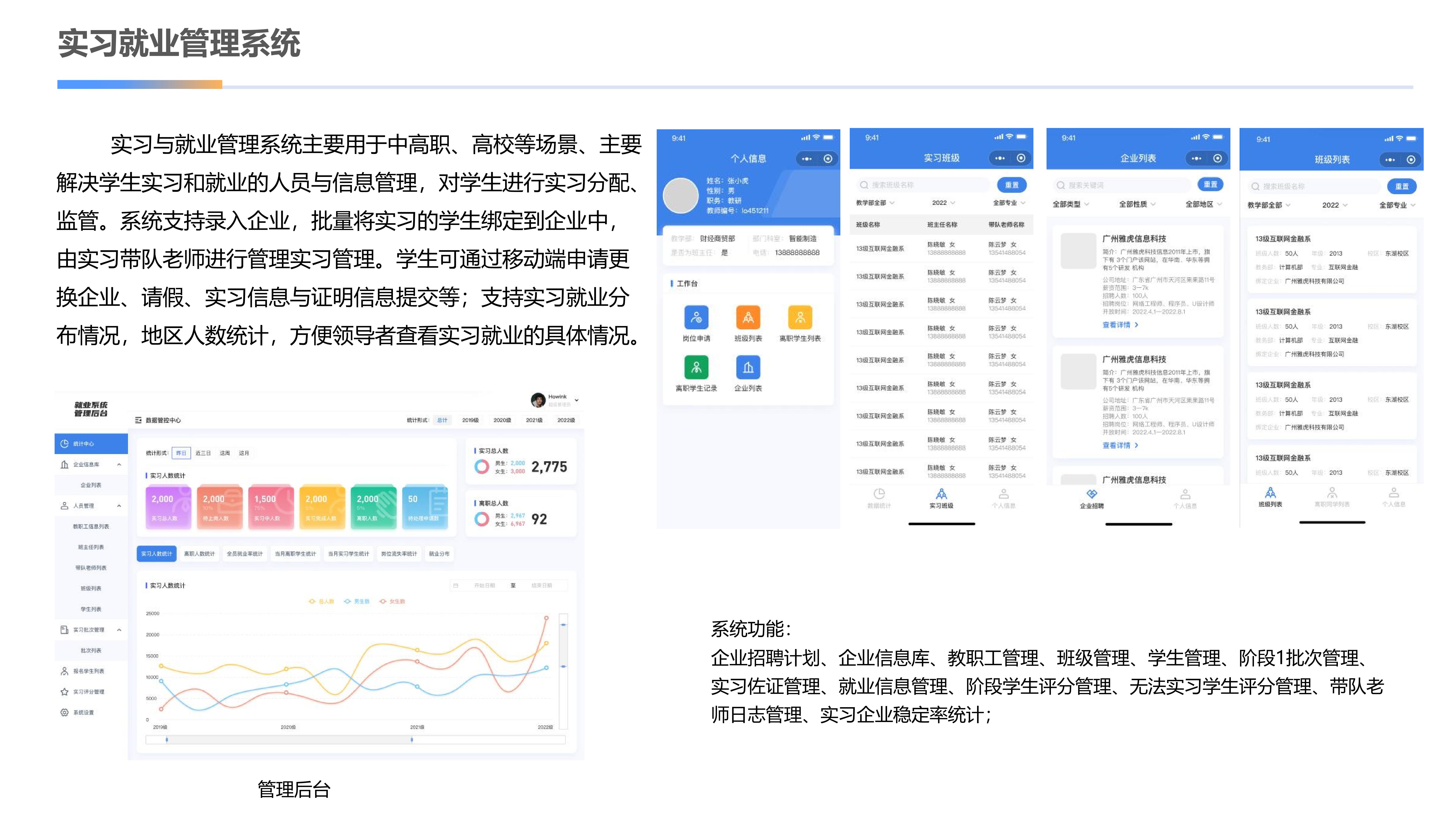 實習就(jiù)業管理系統